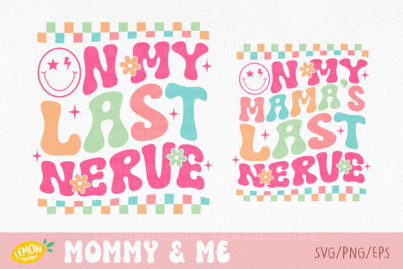 Mom and Me Matching SVG Graphics for Crafts