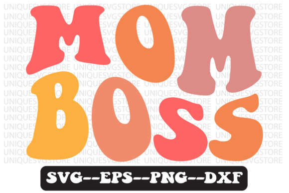 Mom Boss Groovy Retro Svg Design: Graphics and Crafts Review