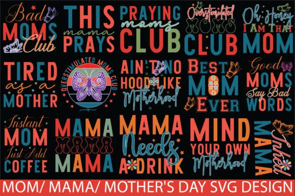 Mom Mama Mother s Day SVG Design Graphics and Crafts Review