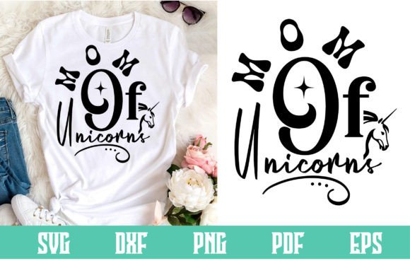 Mom of Unicorns Svg Design: Graphics and Crafts for Branding