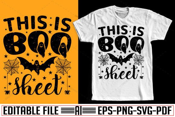 This is Halloween Boo Sheet Graphics for Crafts and Publishing